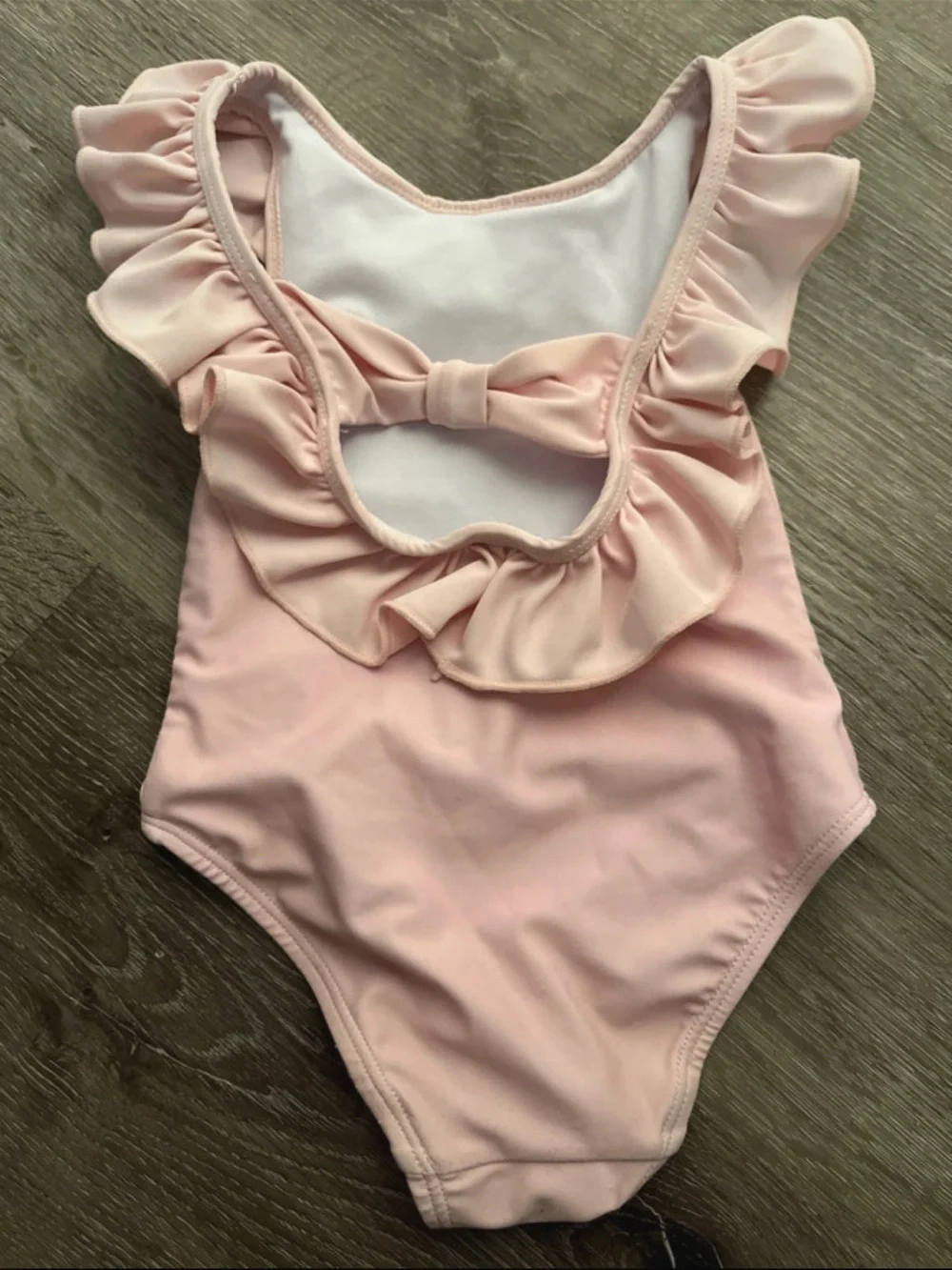 Disney Pink Minnie Mouse Ruffle One-Piece Swimsuit